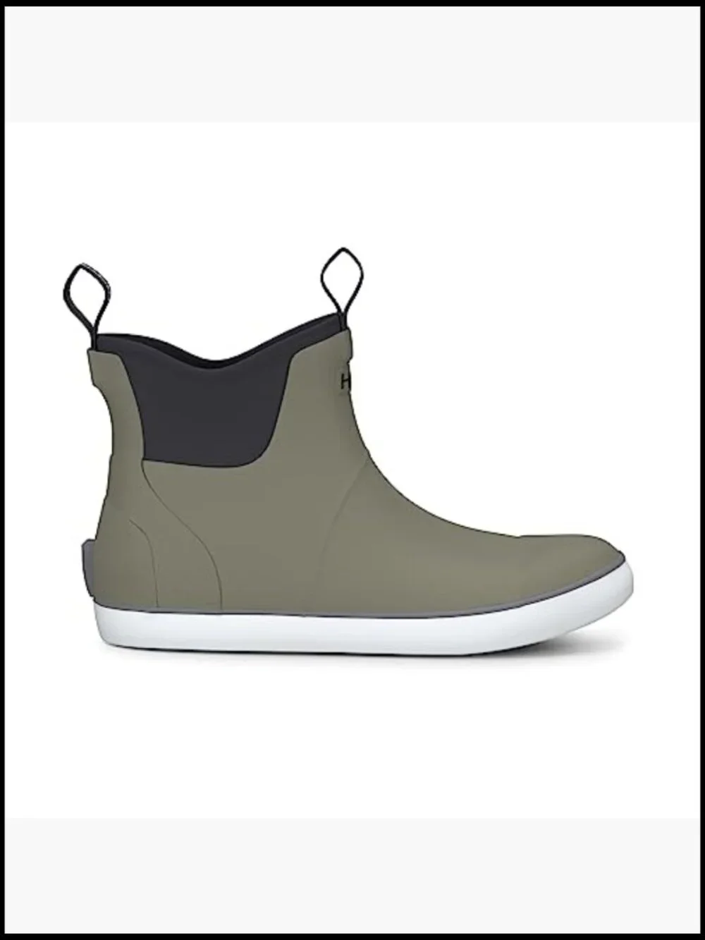 Men's High-Performance Fishing & Deck Boots Waterproof Pull-On Neoprene Rubber